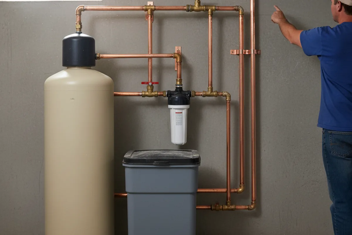 Whole-house water treatment system installed in Freeman